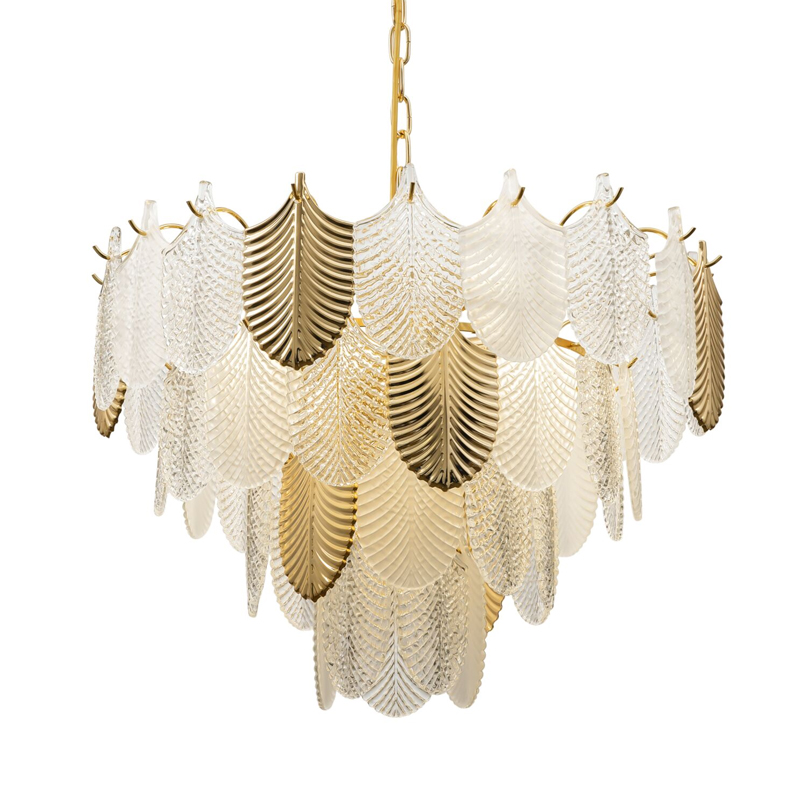 Люстра Feyar Gold Enlarged c Рельефным Стеклом Золотой Белый Люстра Feyar Gold Enlarged c Рельефным Стеклом Золотой Белый в Рязани | Loft Concept
