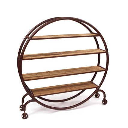 Стеллаж Industrial Metal Round Bookshelf Стеллаж Industrial Metal Round Bookshelf в Рязани | Loft Concept