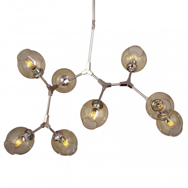 Люстра Branching Bubble Chandelier 8 Amber Янтарь (Amber) Люстра Branching Bubble Chandelier 8 Amber Янтарь (Amber) в Рязани | Loft Concept