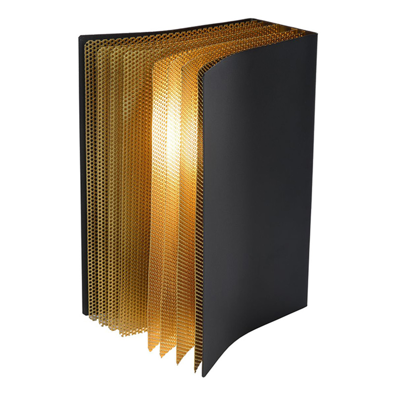 Настольная лампа Open Book table lamp Черный Золотой Настольная лампа Open Book table lamp Черный Золотой в Рязани | Loft Concept