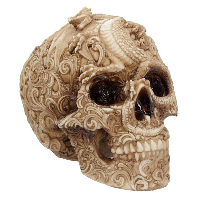 Статуэтка Skull Dragon Pattern Бежевый в Рязани | Loft Concept 