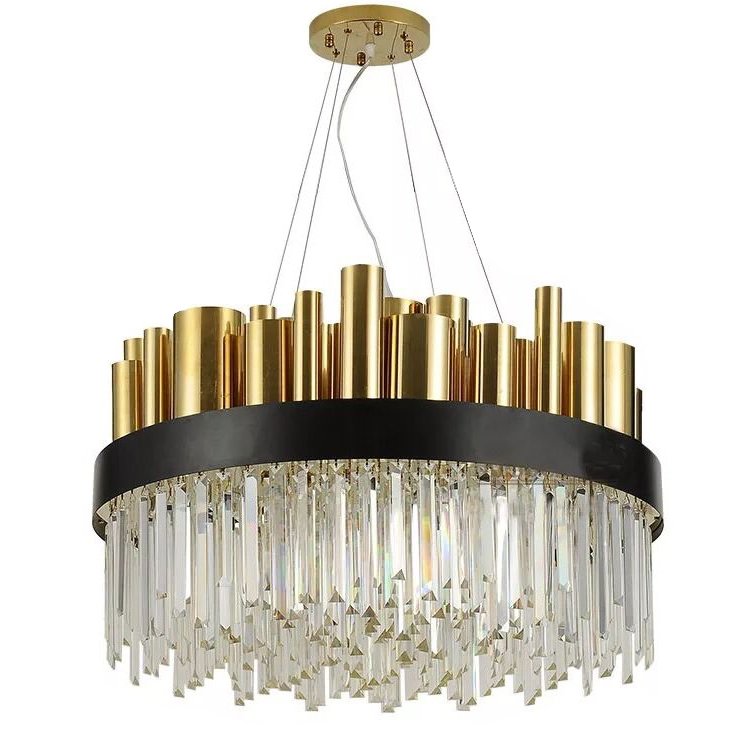Люстра Luxurious Stainless Steel Nordic Chandelier Золотой Прозрачное Стекло Люстра Luxurious Stainless Steel Nordic Chandelier Золотой Прозрачное Стекло в Рязани | Loft Concept