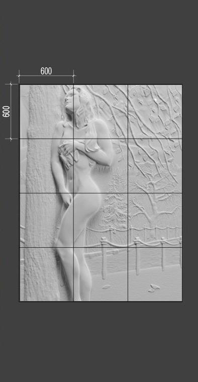 Барельеф NAKED Барельеф NAKED в Рязани