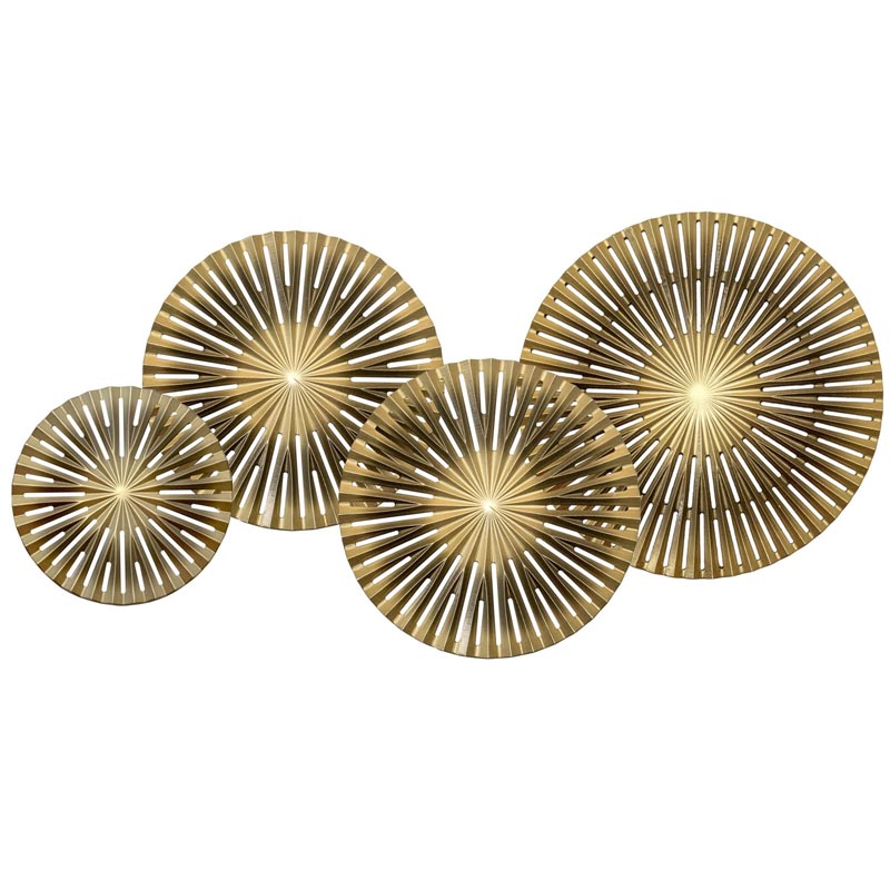 Арт-объект Apollo Brown and Gold Wall Plaque Disc gap 4 Золотой Коричневый Арт-объект Apollo Brown and Gold Wall Plaque Disc gap 4 Золотой Коричневый в Рязани | Loft Concept