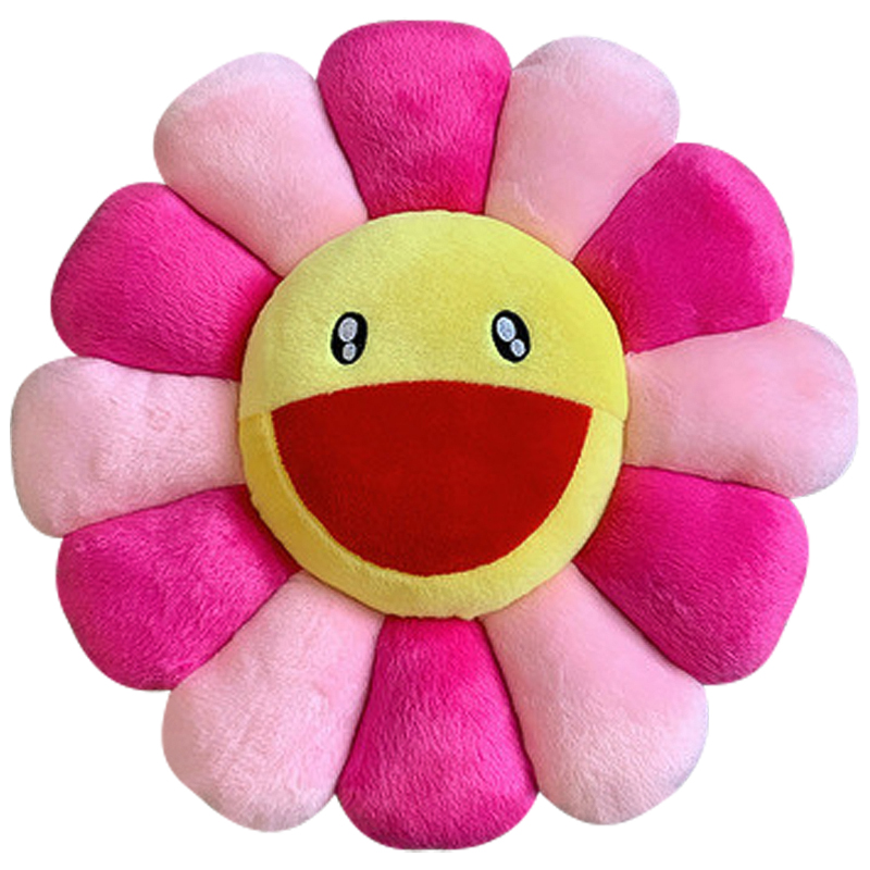 Подушка Takashi Murakami Pink Розовый Подушка Takashi Murakami Pink Розовый в Рязани | Loft Concept