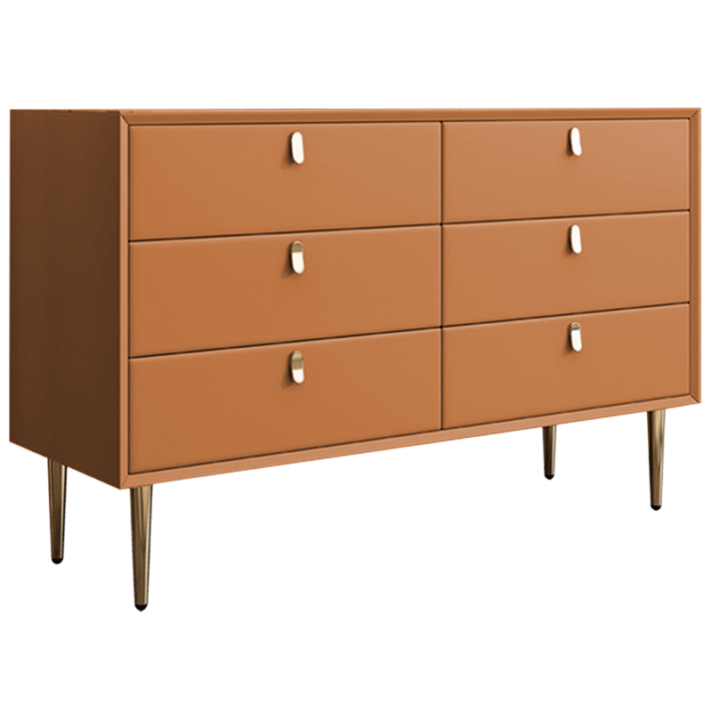 Комод Olson Leather Chest of Drawers 120 Оранжевый Синий Бежевый Серый Светло-серый Розовый Белый Комод Olson Leather Chest of Drawers 120 Оранжевый Синий Бежевый Серый Светло-серый Розовый Белый в Рязани | Loft Concept
