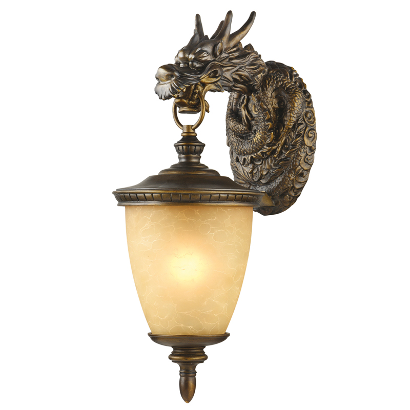 Уличный светильник Dragon Lantern Темная бронза Прозрачное Стекло Уличный светильник Dragon Lantern Темная бронза Прозрачное Стекло в Рязани | Loft Concept