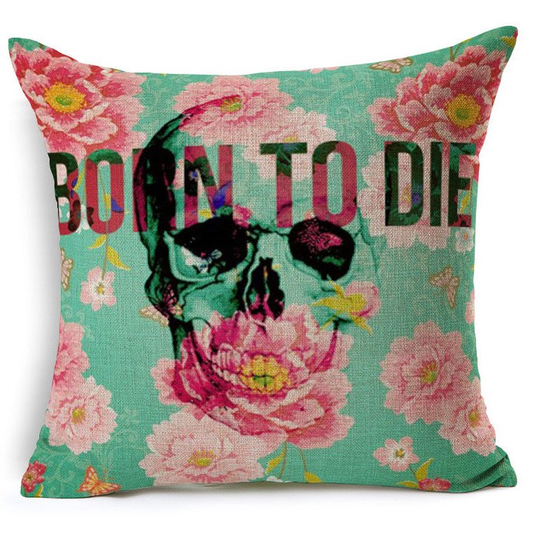 Декоративная подушка Born to die Декоративная подушка Born to die в Рязани | Loft Concept