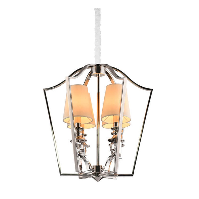Люстра Art Lamp Beige nickel Никель Сатин Бежевый Люстра Art Lamp Beige nickel Никель Сатин Бежевый в Рязани | Loft Concept