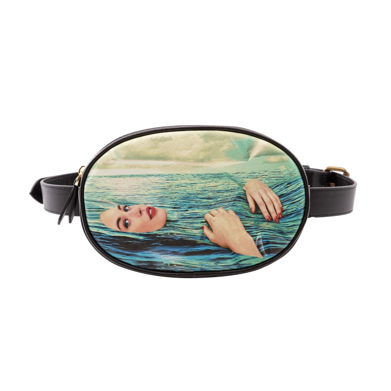 Поясная сумка Seletti Seagirl Черный Голубой Поясная сумка Seletti Seagirl Черный Голубой в Рязани | Loft Concept