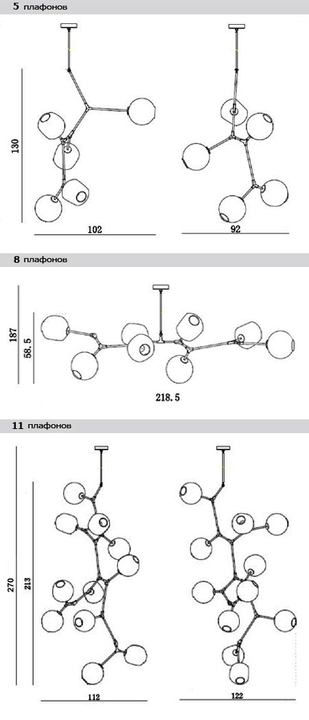 Люстра Branching Bubble Chandelier Люстра Branching Bubble Chandelier в Рязани