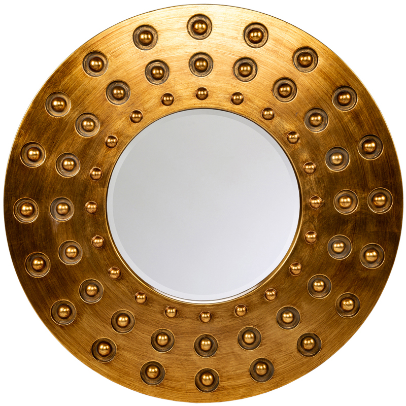 Зеркало Balls Pattern Mirror Зеркало Золотой Зеркало Balls Pattern Mirror Зеркало Золотой в Рязани | Loft Concept