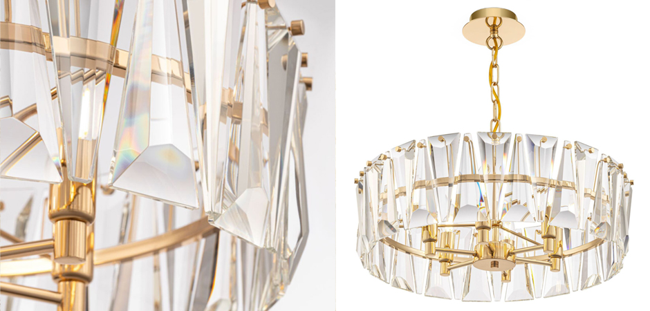Люстра Ruby Crystal Chandelier Gold 53 Люстра Ruby Crystal Chandelier Gold 53 - Loft-Concept в Рязани