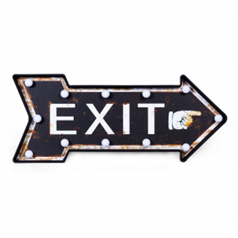 Аксессуар на стену Exit Белый Темно-синий Аксессуар на стену Exit Белый Темно-синий в Рязани | Loft Concept