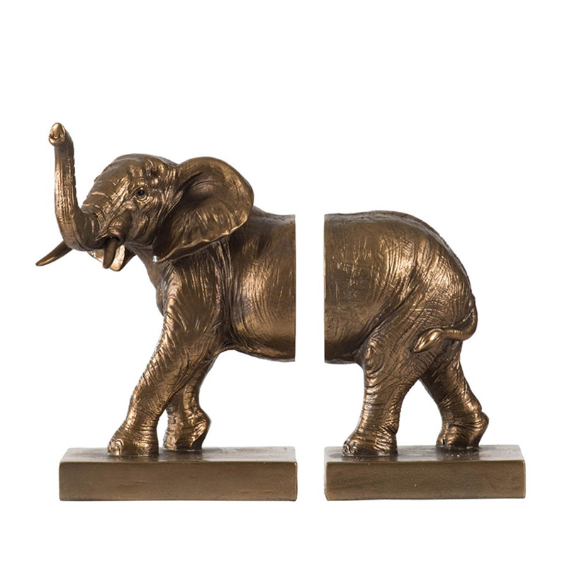 Держатель для книг Animal Figures слон Бронза Держатель для книг Animal Figures слон Бронза в Рязани | Loft Concept