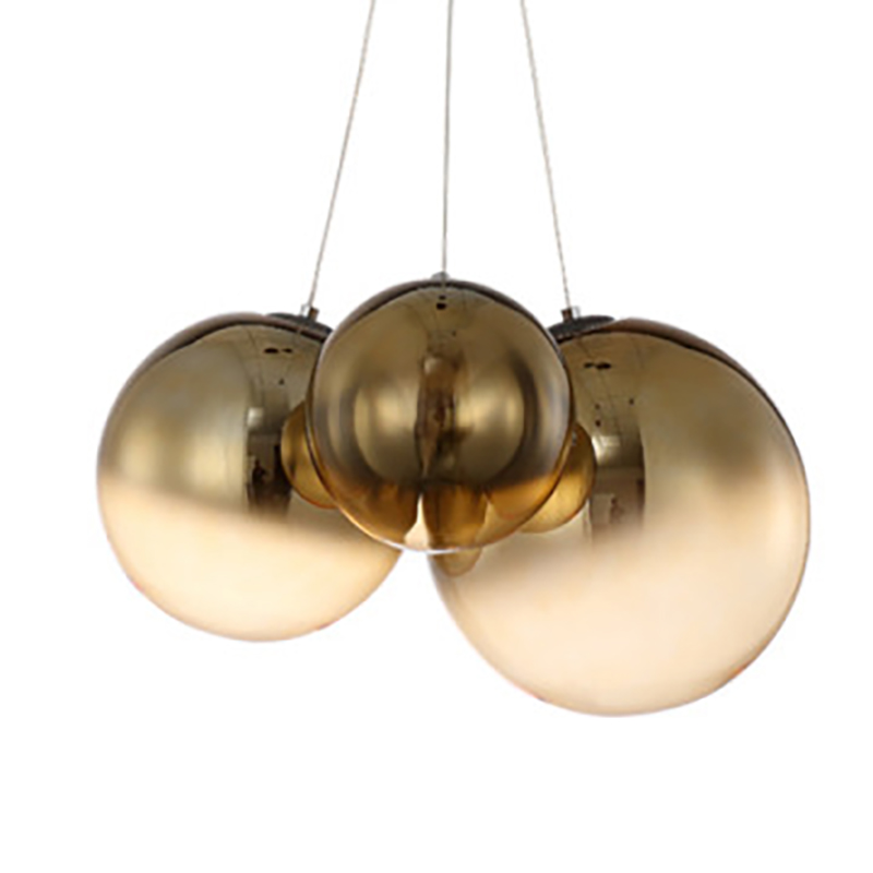 Светильник подвесной Golden balls lamp Золотой Светильник подвесной Golden balls lamp Золотой в Рязани | Loft Concept