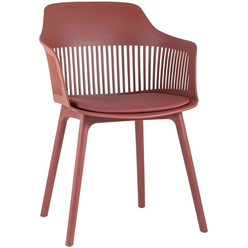 Стул Crocus Chair Терракотовый цвет Подушка эко-кожа Терракотовый Стул Crocus Chair Терракотовый цвет Подушка эко-кожа Терракотовый в Рязани | Loft Concept