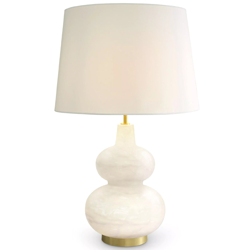 Настольная лампа Eichholtz Table Lamp Cavo Бежевый Латунь Настольная лампа Eichholtz Table Lamp Cavo Бежевый Латунь в Рязани | Loft Concept