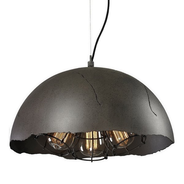 Подвесной светильник Uneven Edge Loft Pendant lamp 3 Графит Подвесной светильник Uneven Edge Loft Pendant lamp 3 Графит в Рязани | Loft Concept
