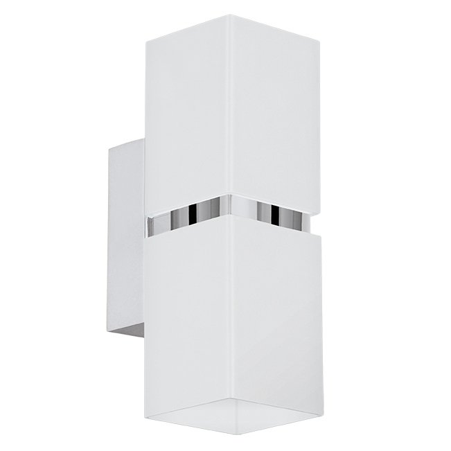 Бра Lestor double square chrome white Белый Хром Бра Lestor double square chrome white Белый Хром в Рязани | Loft Concept