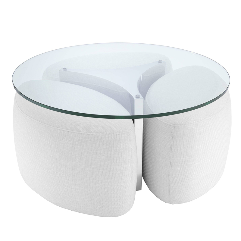 Кофейный стол Eichholtz Coffee Table Modus stainless steel Белый Прозрачный Нержавеющая сталь Кофейный стол Eichholtz Coffee Table Modus stainless steel Белый Прозрачный Нержавеющая сталь в Рязани | Loft Concept