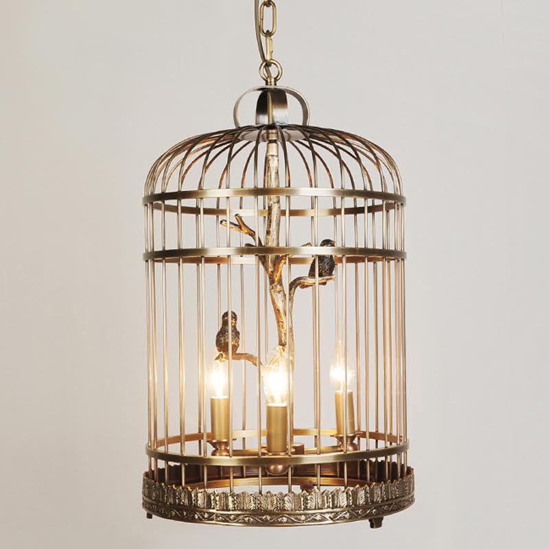 Люстра BirdCage tree Латунь Люстра BirdCage tree Латунь в Рязани | Loft Concept