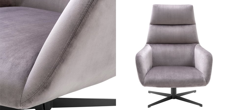 Кресло Eichholtz Swivel Chair & Ottoman Nautilus Кресло Eichholtz Swivel Chair & Ottoman Nautilus - Loft-Concept в Рязани