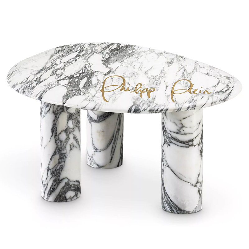 Приставной стол Philipp Plein Side Table Forte Белый Мрамор Bianco Белый Приставной стол Philipp Plein Side Table Forte Белый Мрамор Bianco Белый в Рязани | Loft Concept