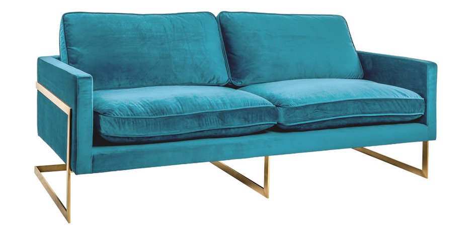 Диван бархатный Accent Velvet Sofa Диван бархатный Accent Velvet Sofa - Loft-Concept в Рязани
