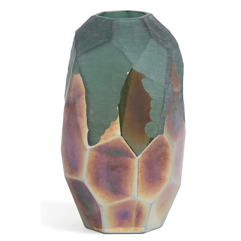 Ваза Giacomo Vase 30 Зеленый Золотой Ваза Giacomo Vase 30 Зеленый Золотой в Рязани | Loft Concept