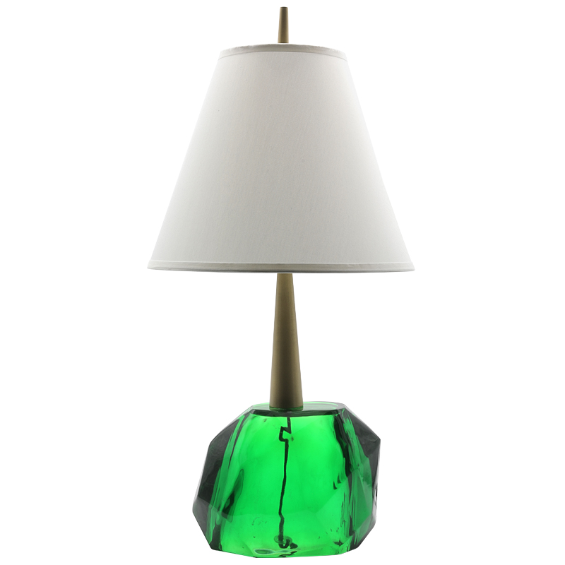 Table Lamp Emerald Прозрачный зеленый Золотой Table Lamp Emerald Прозрачный зеленый Золотой в Рязани | Loft Concept