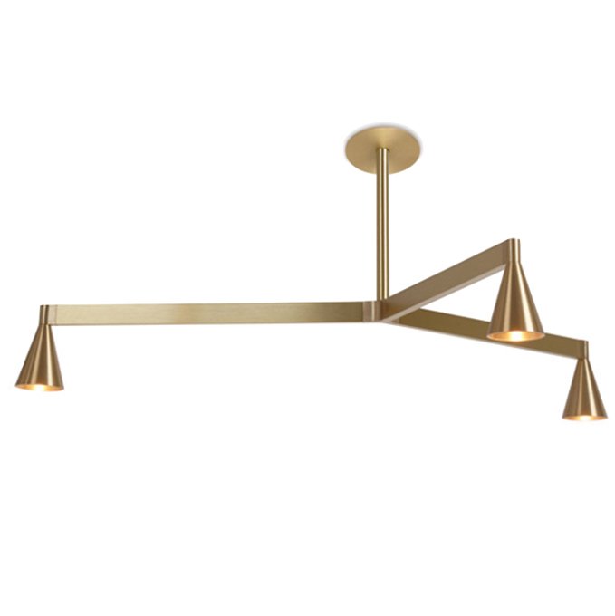 Люстра Austere Ceiling Light Латунь Люстра Austere Ceiling Light Латунь в Рязани | Loft Concept