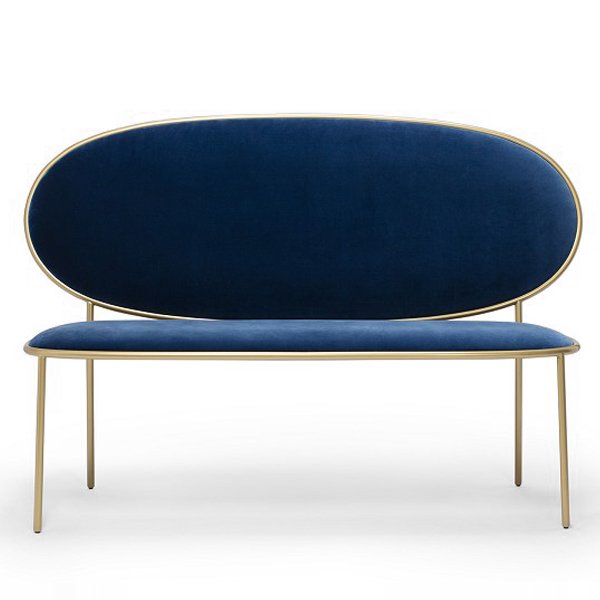Диван STAY BENCH BY NIKA ZUPANC Золотой Диван STAY BENCH BY NIKA ZUPANC Золотой в Рязани | Loft Concept