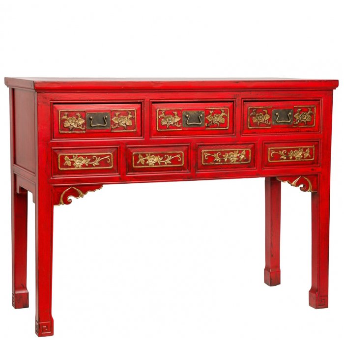 Консоль Imperior Red Красный Консоль Imperior Red Красный в Рязани | Loft Concept