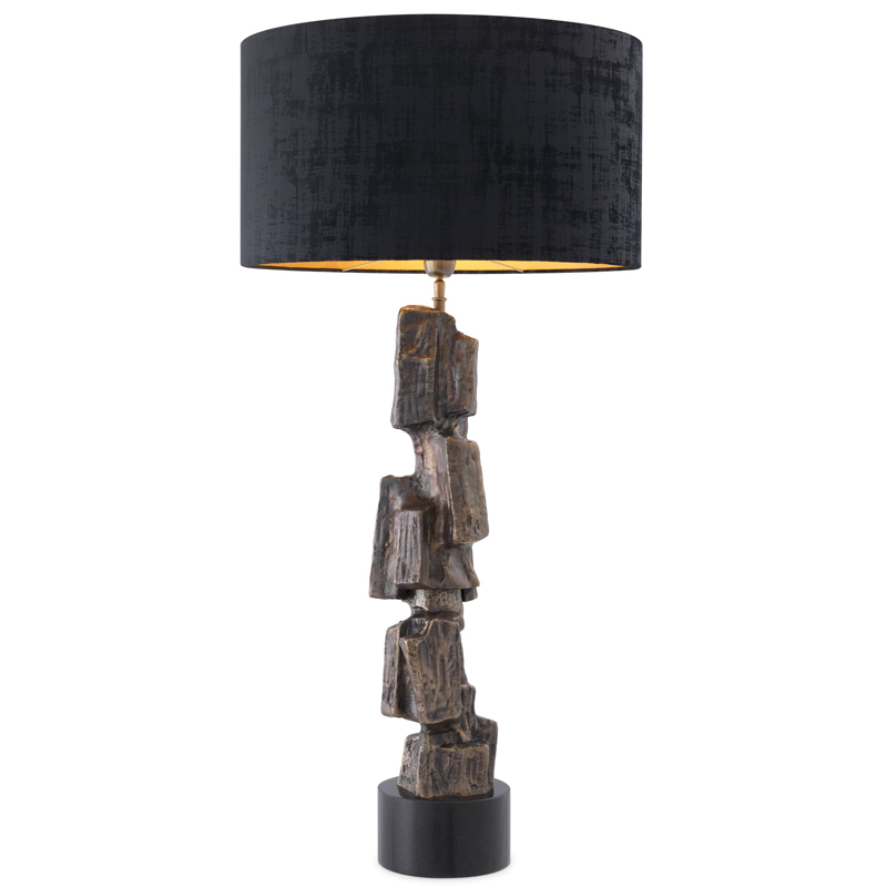Настольная лампа Eichholtz Table Lamp Noto Винтажная латунь Черный Настольная лампа Eichholtz Table Lamp Noto Винтажная латунь Черный в Рязани | Loft Concept
