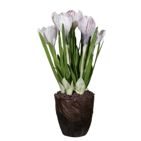 Декоративный искусственный цветок Purple Crocuses Декоративный искусственный цветок Purple Crocuses в Рязани | Loft Concept