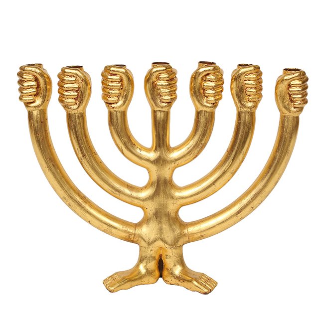 Подсвечник Menorah Глянцевое золото Подсвечник Menorah Глянцевое золото в Рязани | Loft Concept