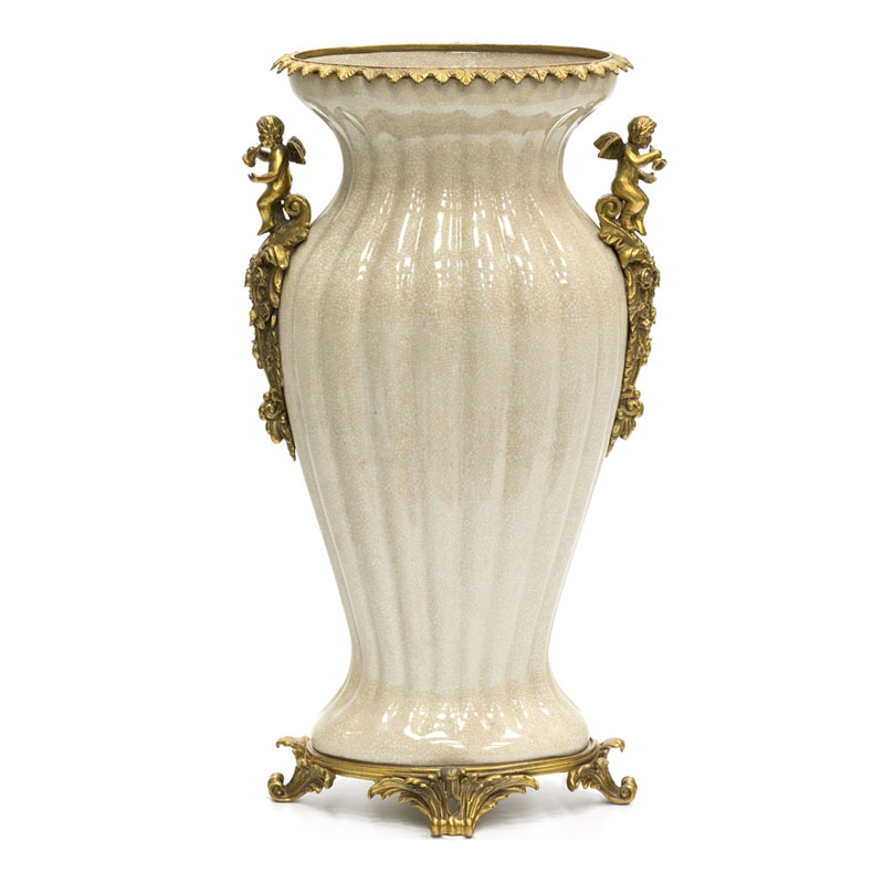 Ваза Bronze Angel Vase Бронза Бежевый Ваза Bronze Angel Vase Бронза Бежевый в Рязани | Loft Concept