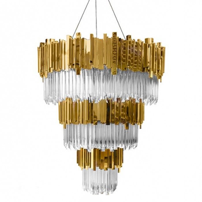 Люстра Luxxu by Covet Lounge EMPIRE Suspension 65 Глянцевое золото Прозрачное Стекло Люстра Luxxu by Covet Lounge EMPIRE Suspension 65 Глянцевое золото Прозрачное Стекло в Рязани | Loft Concept