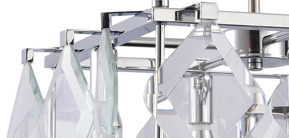 Люстра Glass Rhombus Lighting square Люстра Glass Rhombus Lighting square - Loft-Concept в Рязани