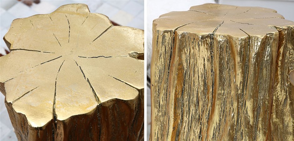 Стол приставной Stump Gold Стол приставной Stump Gold - Loft-Concept в Рязани