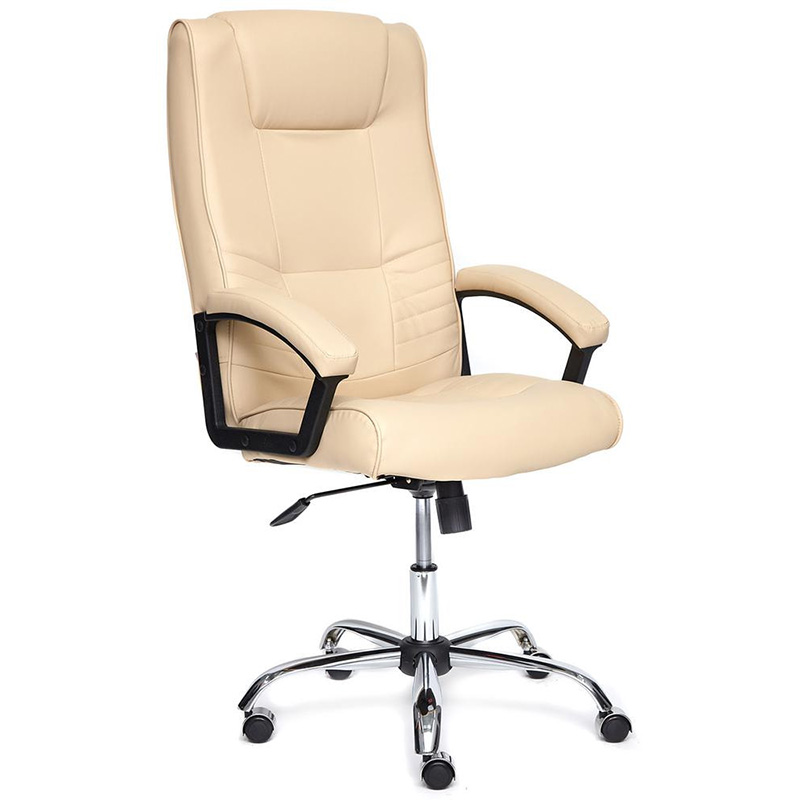 Кресло Gabriel Eco-Leather chair Бежевый Кресло Gabriel Eco-Leather chair Бежевый в Рязани | Loft Concept