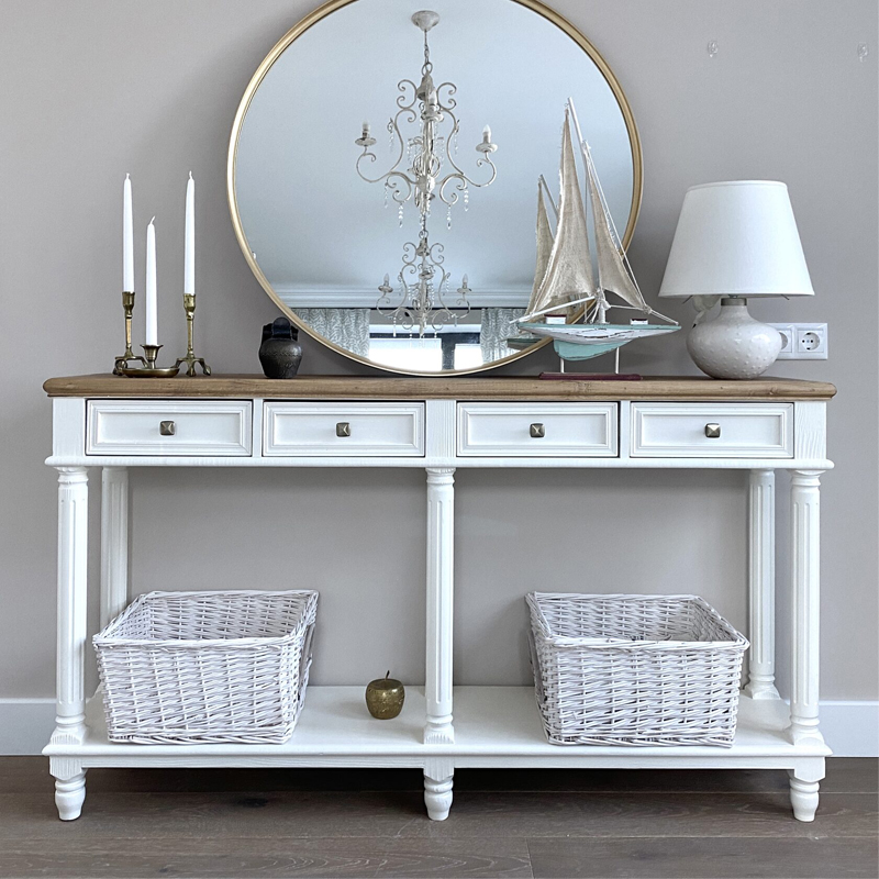 Консоль Gladys Console Белый Консоль Gladys Console Белый в Рязани | Loft Concept