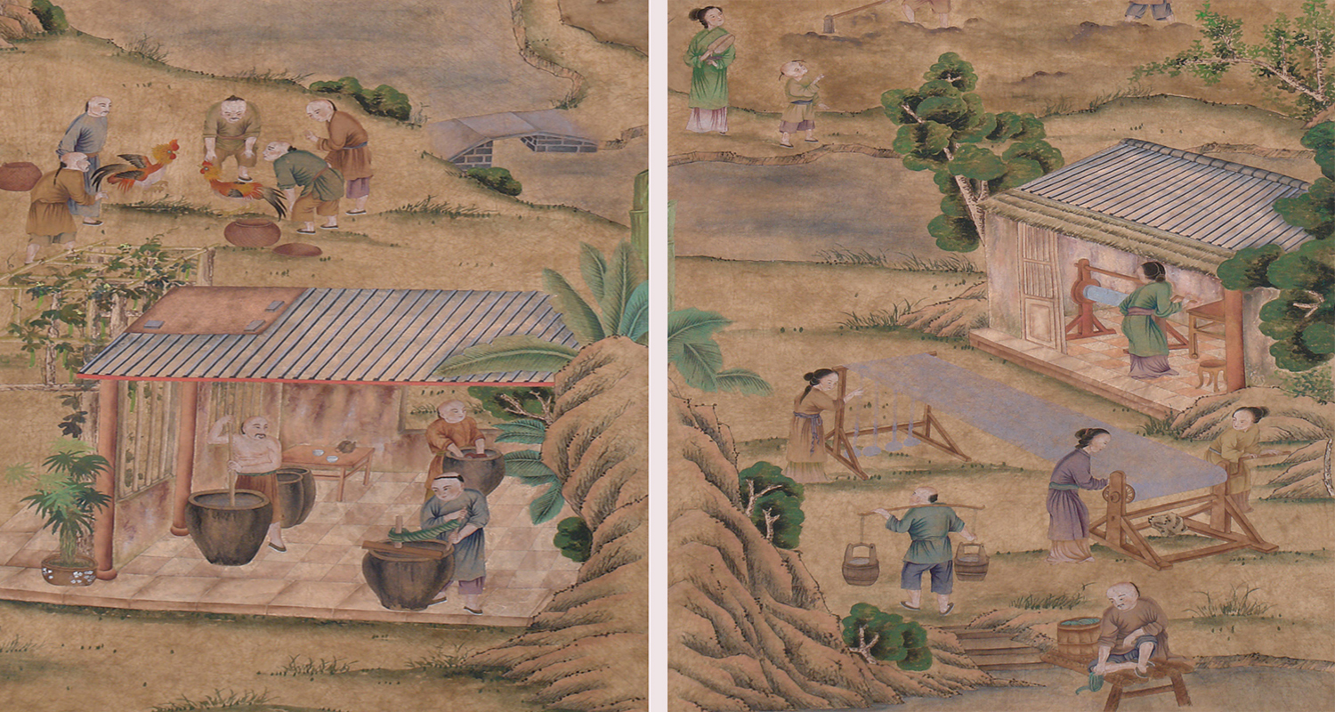 Обои ручная роспись Coutts Mahogany - фото №1