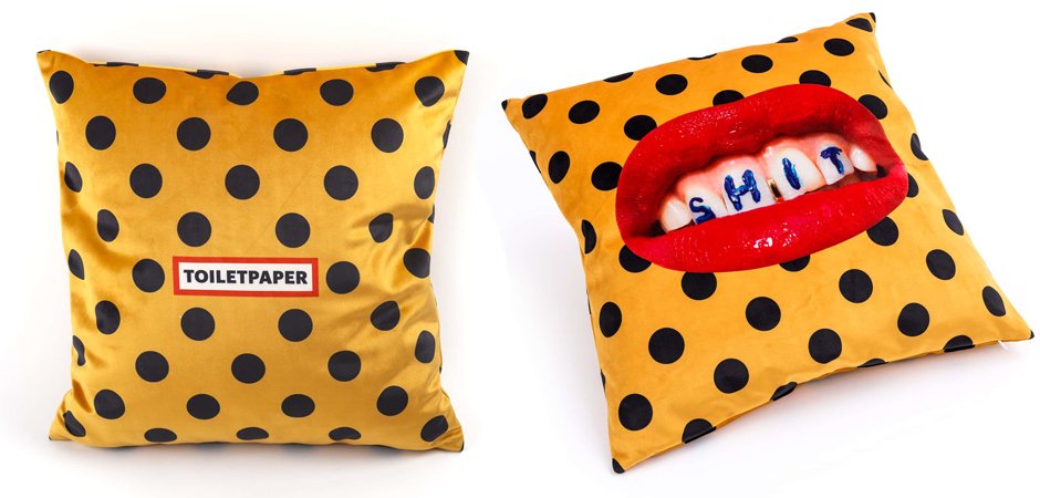 Подушка Seletti Cushion Shit Toiletpaper Подушка Seletti Cushion Shit Toiletpaper - Loft-Concept в Рязани