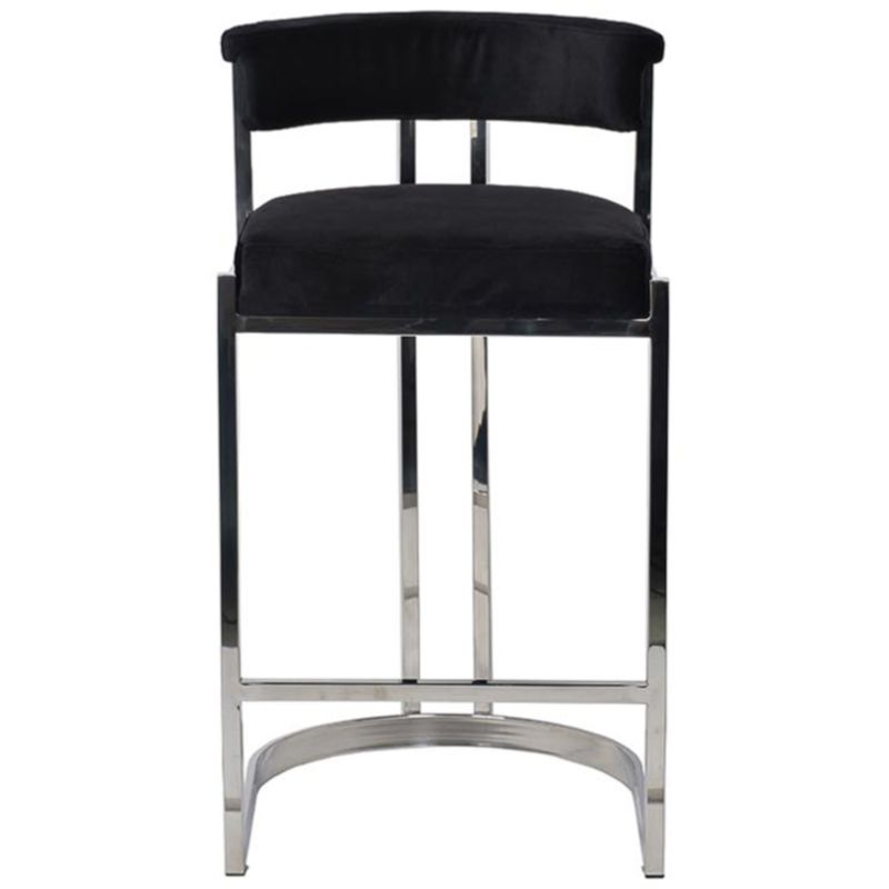 Стул барный Rona black Черный Стул барный Rona black Черный в Рязани | Loft Concept