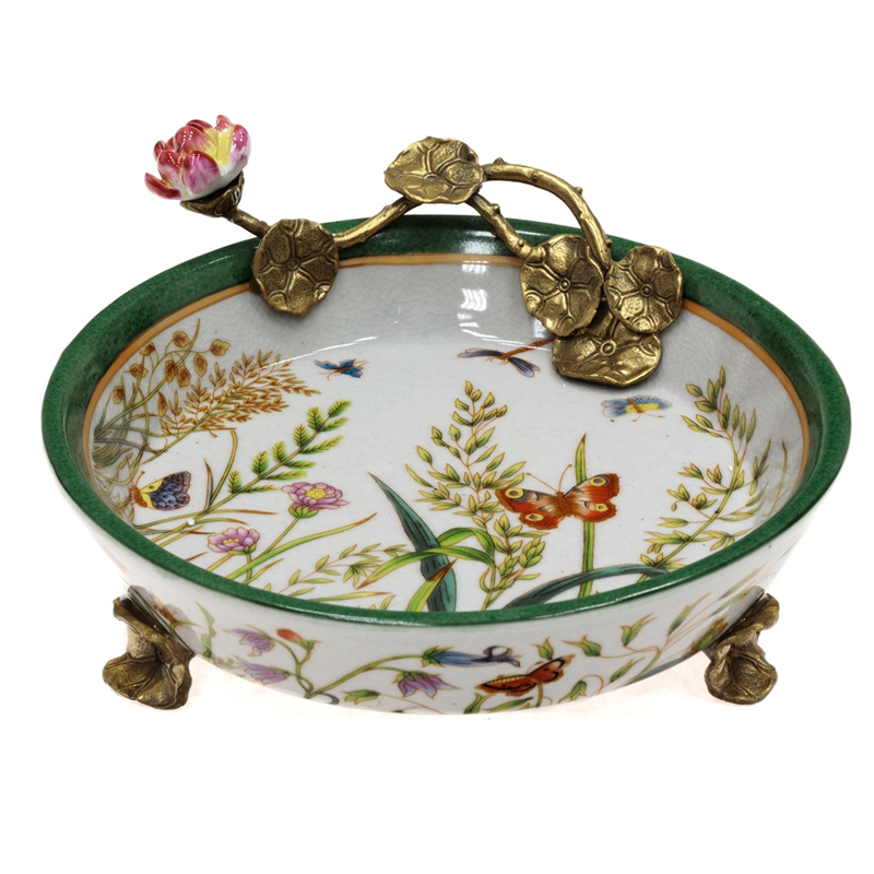 Блюдо Florian Bronze Dish Бронза Мульти Блюдо Florian Bronze Dish Бронза Мульти в Рязани | Loft Concept