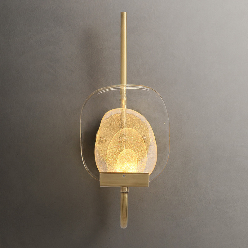 Бра Gold Radiance sconce Латунь Прозрачный Бра Gold Radiance sconce Латунь Прозрачный в Рязани | Loft Concept