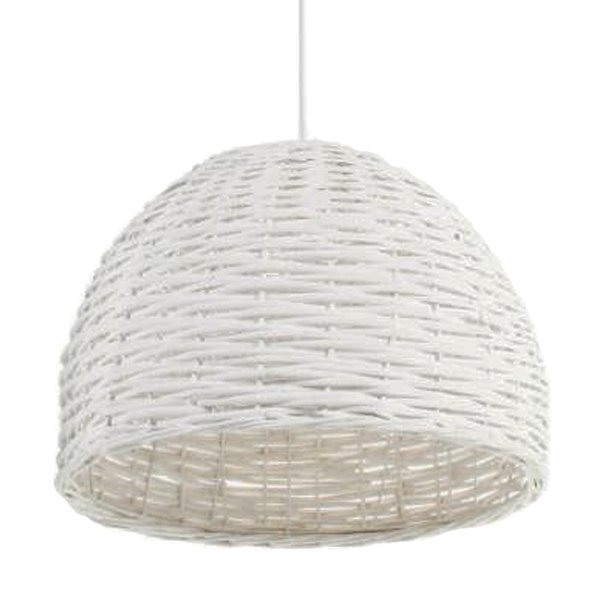 Подвесной светильник Wicker Pendant White Белый Подвесной светильник Wicker Pendant White Белый в Рязани | Loft Concept