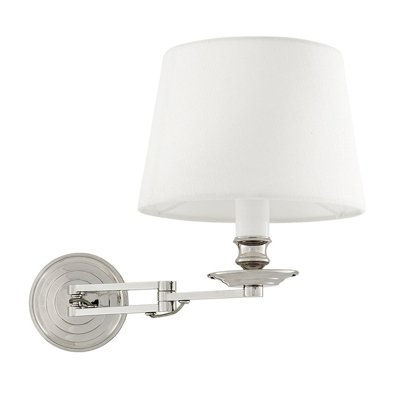 Бра Wall Lamp Eclips Nickel Никель Белый Бра Wall Lamp Eclips Nickel Никель Белый в Рязани | Loft Concept